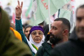 Demostration For Releasing Kurdish Leader Abdullah Ocalan In Cologne