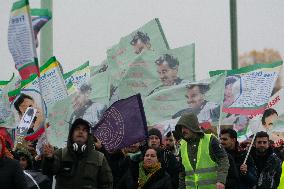 Demostration For Releasing Kurdish Leader Abdullah Ocalan In Cologne