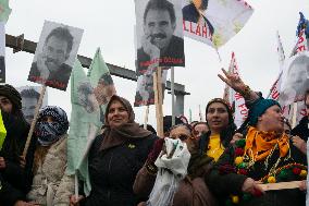 Demostration For Releasing Kurdish Leader Abdullah Ocalan In Cologne