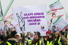 Demostration For Releasing Kurdish Leader Abdullah Ocalan In Cologne