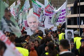 Demostration For Releasing Kurdish Leader Abdullah Ocalan In Cologne