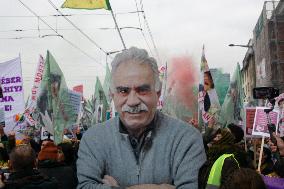 Demostration For Releasing Kurdish Leader Abdullah Ocalan In Cologne