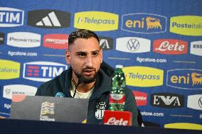 Italy Training Session & Press Conference