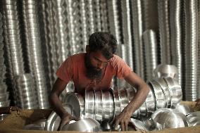 Aluminum Factory Workers