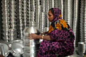 Aluminum Factory Workers