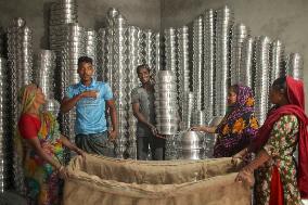 Aluminum Factory Workers