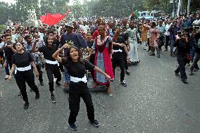 Happening In Tribute to July's Student-led Uprising - Bangladesh