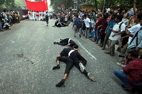 Happening In Tribute to July's Student-led Uprising - Bangladesh