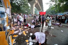 Happening In Tribute to July's Student-led Uprising - Bangladesh