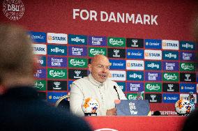 Spain And Denmark Press Conference - UEFA Nations League 2024/25 League A Group A4