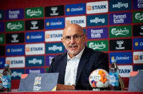 Spain And Denmark Press Conference - UEFA Nations League 2024/25 League A Group A4