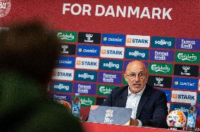 Spain And Denmark Press Conference - UEFA Nations League 2024/25 League A Group A4