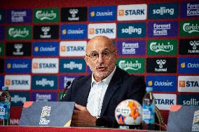 Spain And Denmark Press Conference - UEFA Nations League 2024/25 League A Group A4