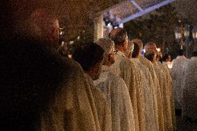 The Procession Of The Statue Of The Virgin Mary