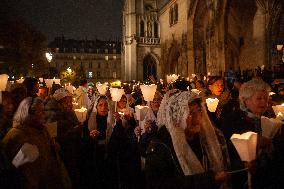 The Procession Of The Statue Of The Virgin Mary