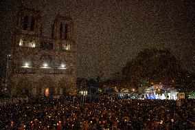 The Procession Of The Statue Of The Virgin Mary