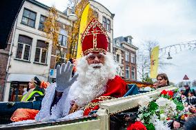 St. Nicholas Arrives In Nijmegen, Netherlands.