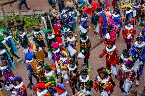 St. Nicholas Arrives In Nijmegen, Netherlands.