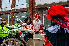 St. Nicholas Arrives In Nijmegen, Netherlands.