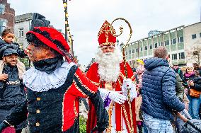 St. Nicholas Arrives In Nijmegen, Netherlands.