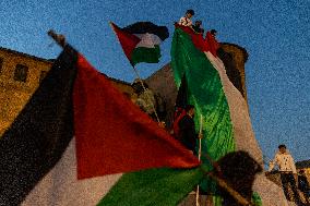 Pro-Palestinian Demonstrations In Turin.