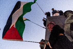 Pro-Palestinian Demonstrations In Turin.