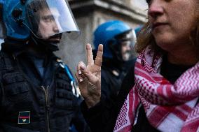 Pro-Palestinian Demonstrations In Turin.