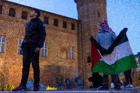 Pro-Palestinian Demonstrations In Turin.