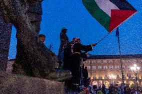 Pro-Palestinian Demonstrations In Turin.