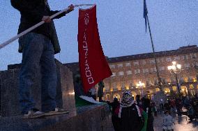 Pro-Palestinian Demonstrations In Turin.