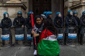 Pro-Palestinian Demonstrations In Turin.