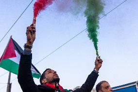 Pro-Palestinian Demonstrations In Turin.