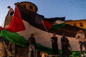 Pro-Palestinian Demonstrations In Turin.