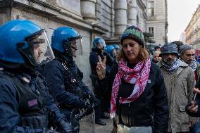 Pro-Palestinian Demonstrations In Turin.