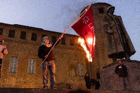 Pro-Palestinian Demonstrations In Turin.