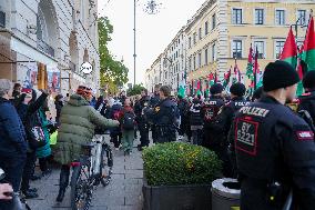 Pro Palestine Demonstration In Munich, Germany