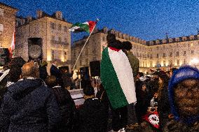 Pro-Palestinian Demonstrations In Turin.