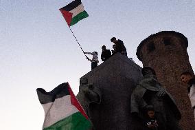 Pro-Palestinian Demonstrations In Turin.