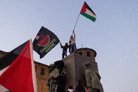 Pro-Palestinian Demonstrations In Turin.