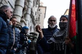 Pro-Palestinian Demonstrations In Turin.