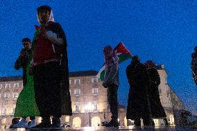 Pro-Palestinian Demonstrations In Turin.