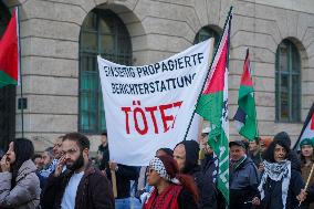 Pro Palestine Demonstration In Munich, Germany