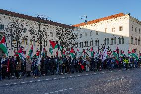 Pro Palestine Demonstration In Munich, Germany