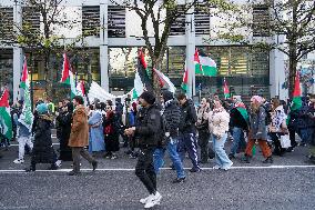 Pro Palestine Demonstration In Munich, Germany