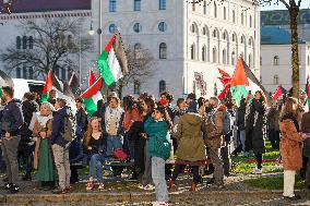 Pro Palestine Demonstration In Munich, Germany