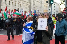 Pro Palestine Demonstration In Munich, Germany