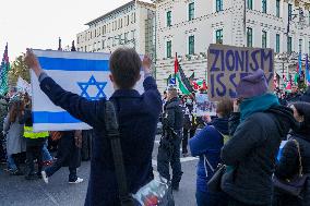 Pro Palestine Demonstration In Munich, Germany