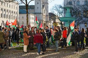 Pro Palestine Demonstration In Munich, Germany