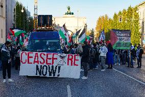 Pro Palestine Demonstration In Munich, Germany