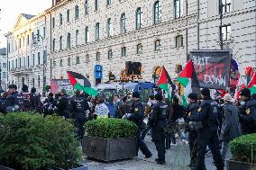 Pro Palestine Demonstration In Munich, Germany